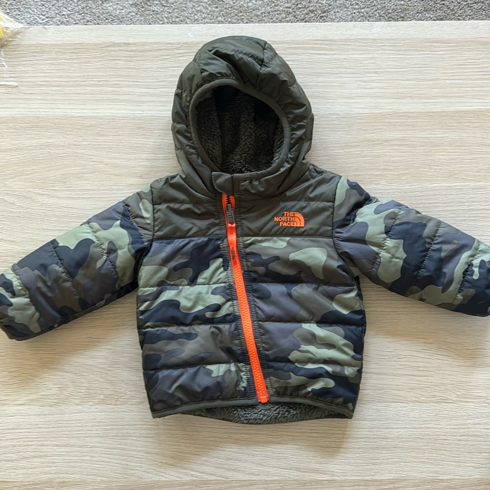 North Face Reversible Baby Winter Jacket - Size 6-12M